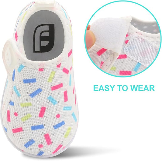 JOINFREE Baby Toddler Water Shoes Boys Girls Sandals Barefoot Kids Breathable Sneakers Shoes for Walking Running