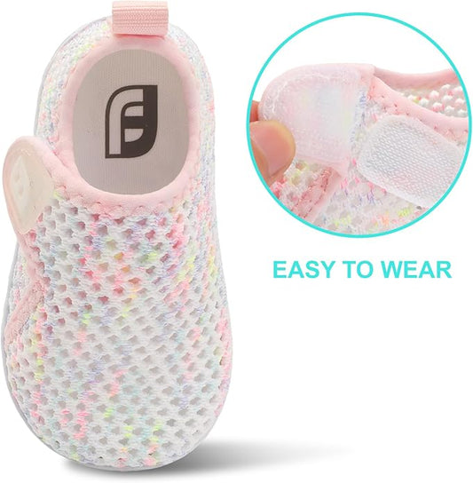 JOINFREE Baby Toddler Water Shoes Boys Girls Sandals Barefoot Kids Breathable Sneakers Shoes for Walking Running