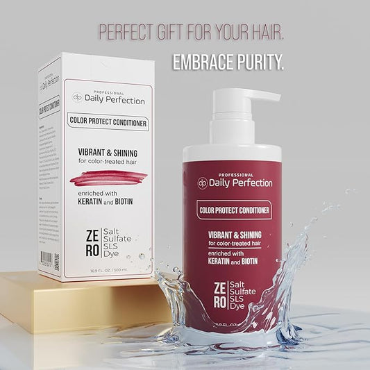 (dp) Color Protect Conditioner – Maintain & Enhance Color-Treated Hair – Clean + Salon-Grade Formula with Biotin & Keratin