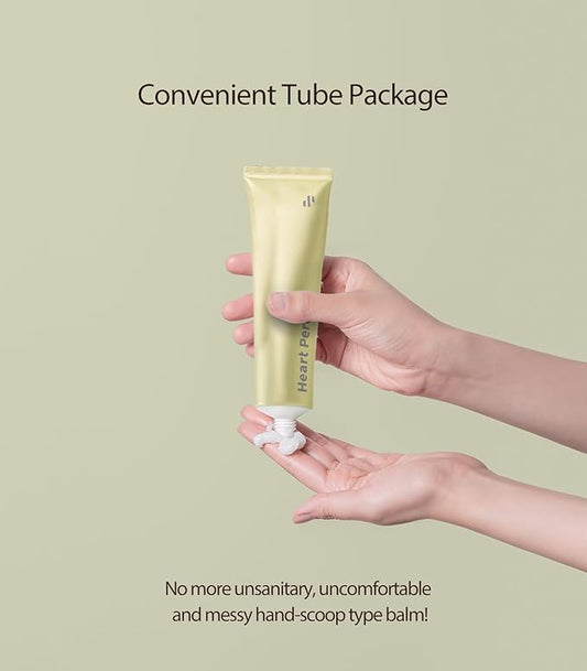 Heart Percent Commas On Life Clarifying Cleansing Balm, Sherbet-Oil-Milk Transforming Makeup Remover Vegan Daily Face Wash Cleanser for All Skin Types, 80ml (2.7oz)