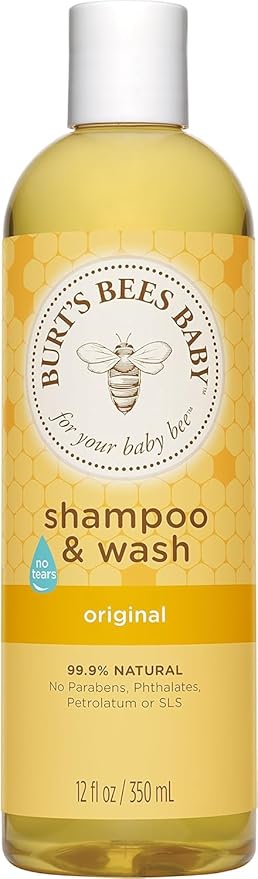 Burt's Bees Baby Bee Shampoo & Wash, Tear Free, 12-Ounce Bottles (Pack of 3)