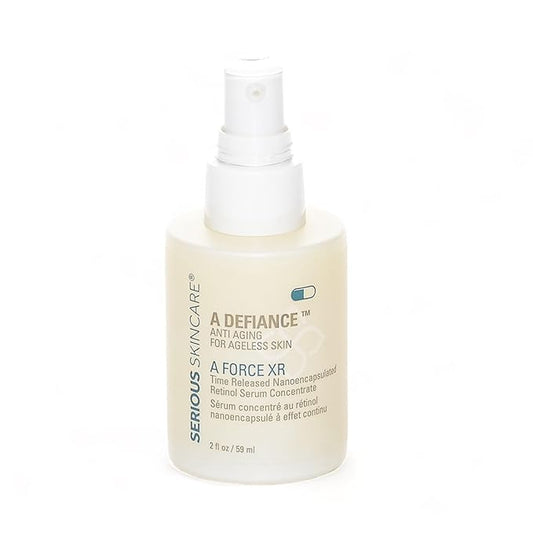Serious Skincare A Force XR Serum Retinol Concentrate - Vitamin A - Time Released – Lightweight Anti-Aging & Anti-Wrinkle Facial Treatment – Green Tea Leaf Extract - 2 oz.