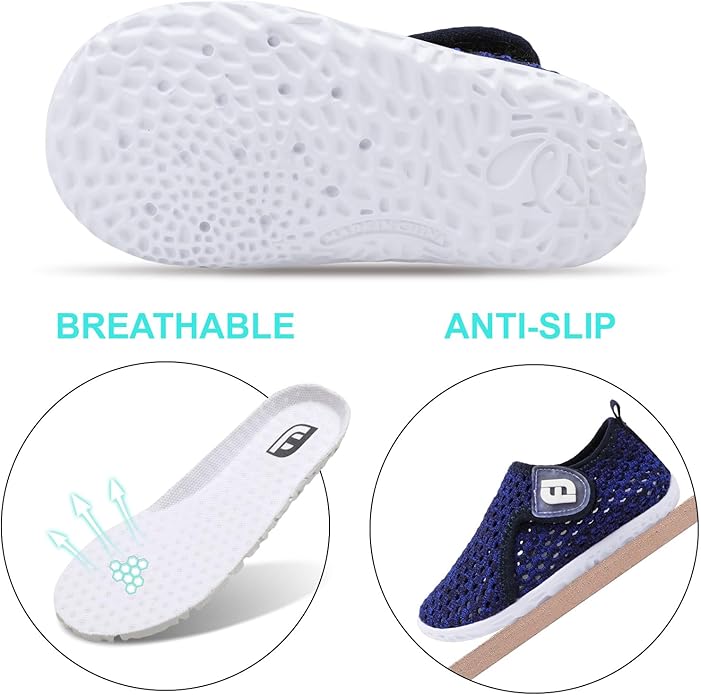 JOINFREE Baby Toddler Water Shoes Boys Girls Sandals Barefoot Kids Breathable Sneakers Shoes for Walking Running