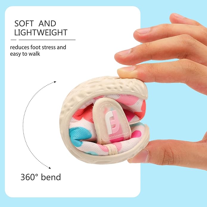 JOINFREE Baby Toddler Water Shoes Boys Girls Sandals Barefoot Kids Breathable Sneakers Shoes for Walking Running