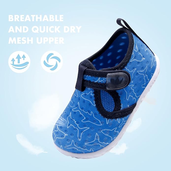 JOINFREE Baby Toddler Water Shoes Boys Girls Sandals Barefoot Kids Breathable Sneakers Shoes for Walking Running