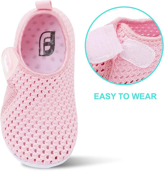 JOINFREE Baby Toddler Water Shoes Boys Girls Sandals Barefoot Kids Breathable Sneakers Shoes for Walking Running