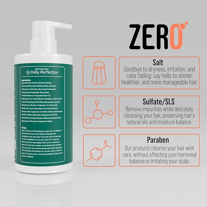 (dp) Tea Tree Conditioner – Hydrate & Soothe Dry Scalp and Hair – Clean + Salon-Grade Formula with Biotin & Keratin