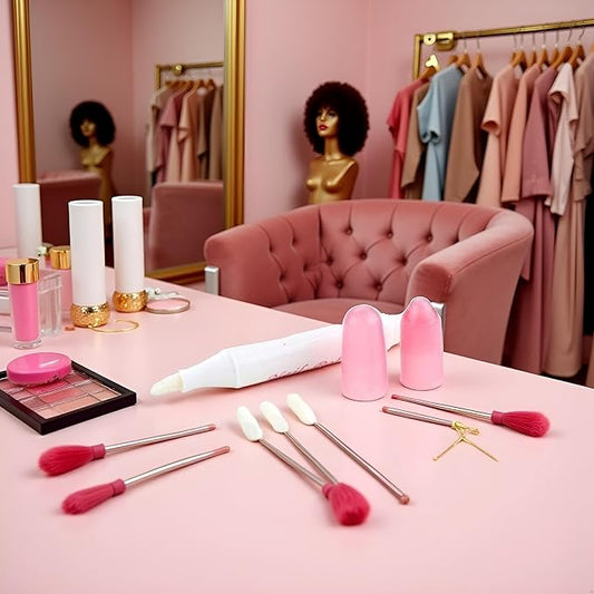 1 Set Nail Art Polish Corrector Pen for Women - Remover, Cleaner with 3 Tips - Manicure Tool - Nail Art & Polish Corrector