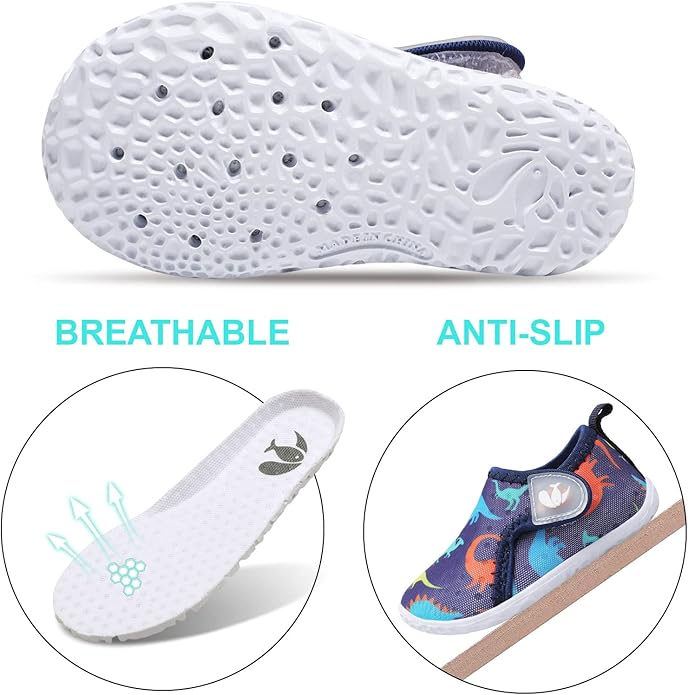 JOINFREE Baby Toddler Water Shoes Boys Girls Sandals Barefoot Kids Breathable Sneakers Shoes for Walking Running