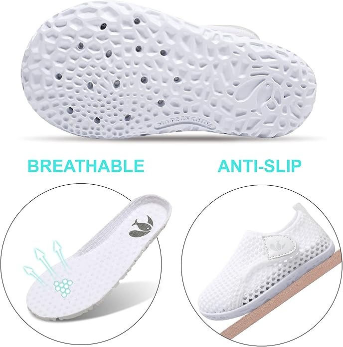 JOINFREE Baby Toddler Water Shoes Boys Girls Sandals Barefoot Kids Breathable Sneakers Shoes for Walking Running