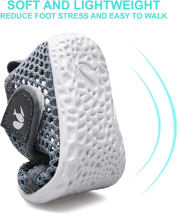 JOINFREE Baby Toddler Water Shoes Boys Girls Sandals Barefoot Kids Breathable Sneakers Shoes for Walking Running