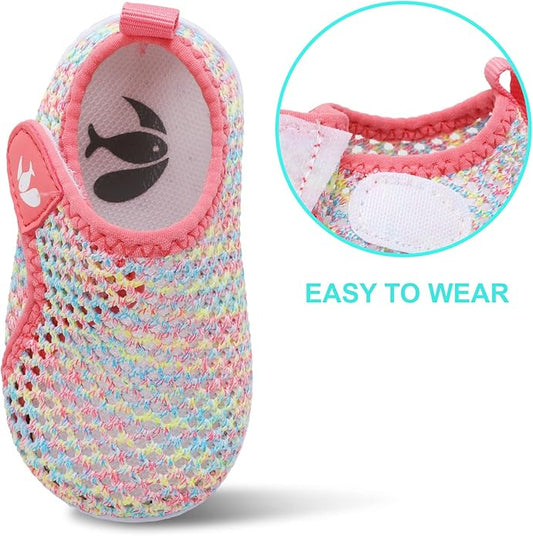 JOINFREE Baby Toddler Water Shoes Boys Girls Sandals Barefoot Kids Breathable Sneakers Shoes for Walking Running
