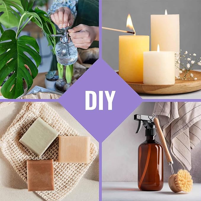 (2-Pack) Lavender Essential Oil for Diffusers, Candles, Hair, Spray, Home – 16 oz Bulk