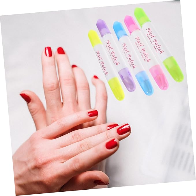 10 Pcs Nail Polish Remover Pens for Cleaning Nail Polish Removal Pen Polish Cleaner Pens Edges Cleaner Polish Remover for Manicure Edges Cleaning