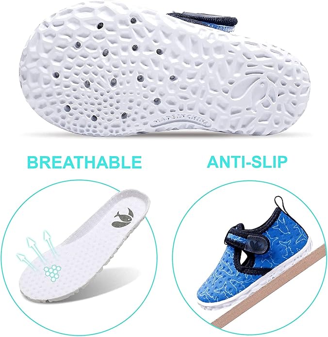 JOINFREE Baby Toddler Water Shoes Boys Girls Sandals Barefoot Kids Breathable Sneakers Shoes for Walking Running