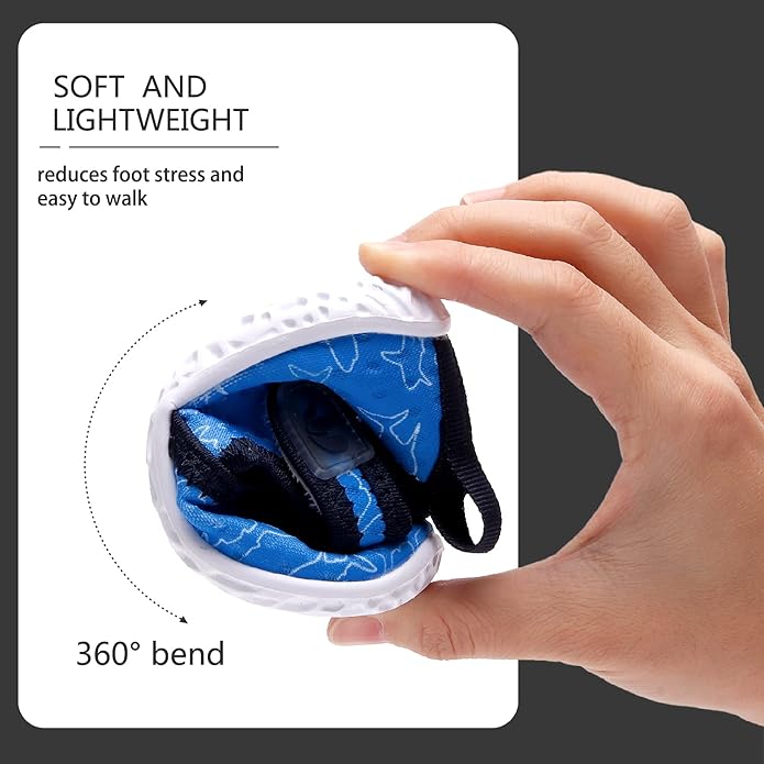 JOINFREE Baby Toddler Water Shoes Boys Girls Sandals Barefoot Kids Breathable Sneakers Shoes for Walking Running