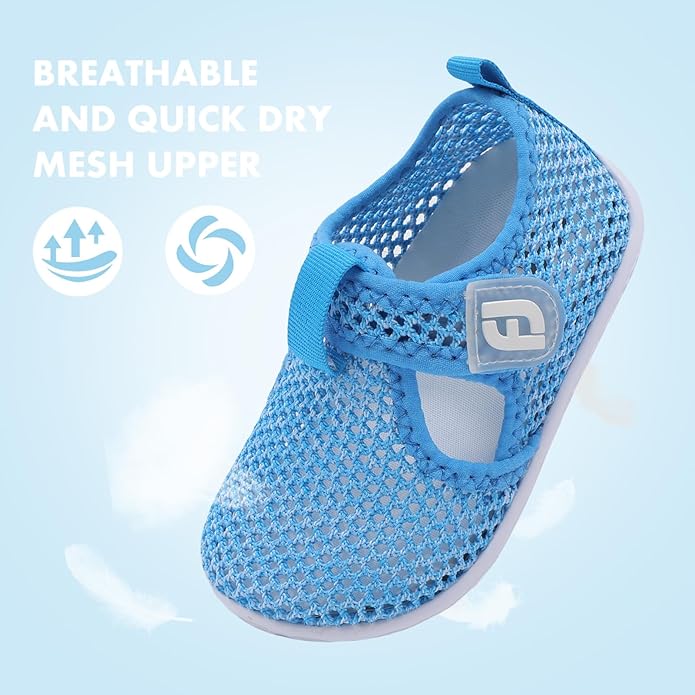 JOINFREE Baby Toddler Water Shoes Boys Girls Sandals Barefoot Kids Breathable Sneakers Shoes for Walking Running