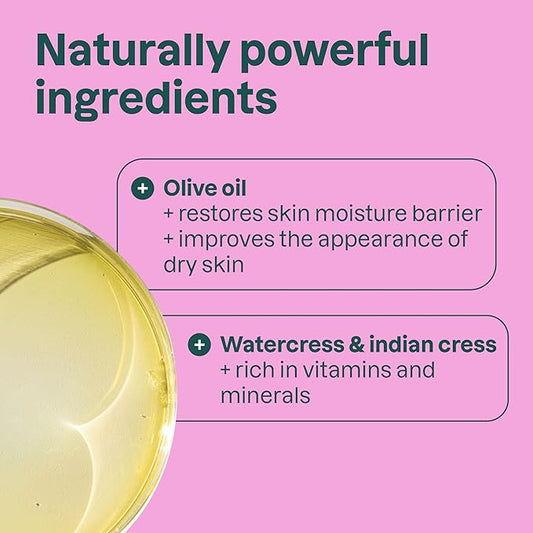 ATTITUDE Body Soap Bar, Natural Origin, Protects and Softens Dry Skin, Watercress, Indian Cress & Olive Oil, EWG Verified & Vegan, Coconut & Wild Berries, 4 Oz (Pack of 6)