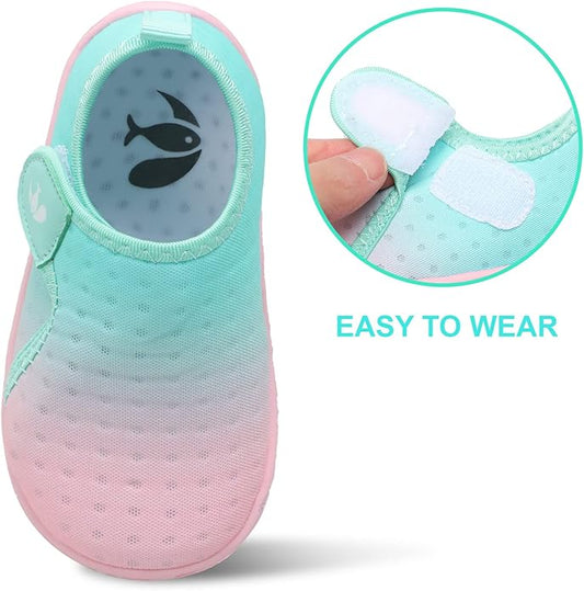 JOINFREE Baby Toddler Water Shoes Boys Girls Sandals Barefoot Kids Breathable Sneakers Shoes for Walking Running