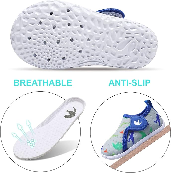 JOINFREE Baby Toddler Water Shoes Boys Girls Sandals Barefoot Kids Breathable Sneakers Shoes for Walking Running