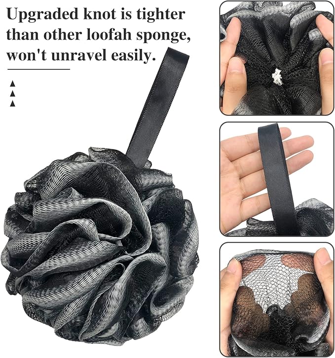 10 Pack Bath Sponge Shower Loofahs 40g,Mesh Pouf Bath Scrunchies Body Wash Puff,Body Scrubber Exfoliating Bath Sponge for Women and Men