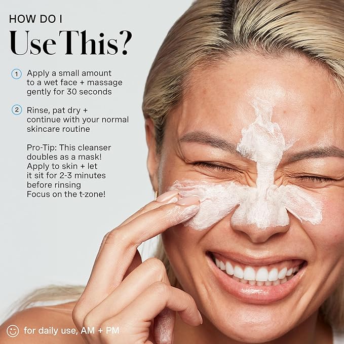 Kate Somerville EradiKate 3% Sulfur Daily Foaming Cleanser Acne Treatment – Clinically Formulated Medicated Face Wash Balances Skin and Cleans Pores, 2-Pack of 4 Fl Oz Each