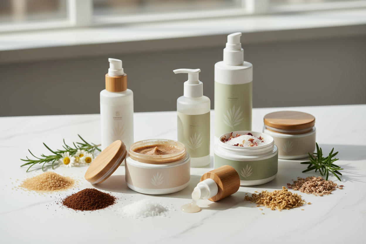 Exfoliating Essentials

Gentle exfoliators for face and body

Designed to brighten and smooth while remaining mild (make it real photo)