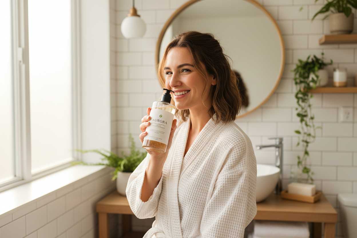 I tried the body wash and immediately fell in love. It’s clean, light, and leaves no residue—just a smooth, hydrated feel. I love that the ingredients are simple and natural. Definitely my new daily essential! -Mia (make it real photo)